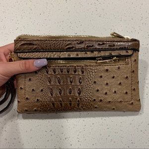 Alligator skin wallet